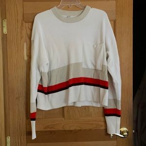 Athleta Striped women’s sweater xl